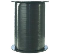 Clairefontaine 601729C - Une bobine de Ruban Bolduc Lisse - 500mx0,7 cm - Noir - Ruban décoratif cadeau, DIY, Emballage Cadeau