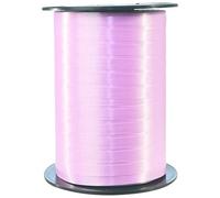 Clairefontaine 601760C - Une bobine de Ruban Bolduc Lisse - 500mx0,7 cm - Rose Moyen - Ruban décoratif cadeau, DIY, Emballage Cadeau