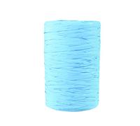 Clairefontaine 601925C - Une bobine De Ruban - Raphia synthétique - 100 m x 1,3 cm, - Bleu Turquoise - Ruban Décoratif, Emballage Cadeau, DIY