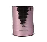 Clairefontaine 602098C - Une bobine de Ruban Bolduc Métallisé - 250mx7mm - Rose Gold - Ruban décoratif cadeau, DIY, Emballage Cadeau
