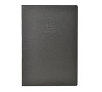 Clairefontaine 60332C Cahier Piqué Crok'Book - 24 Feuilles Papier Dessin Blanc 17x22 cm 90g - Format Portrait - Couverture Noire - Couverture Souple Personnalisable