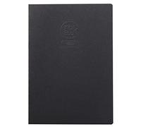 Clairefontaine 60362C Cahier Piqué Crok'Book - 20 Feuilles Papier Dessin Blanc A4 21x29,7 cm 160g - Format Portrait - Couverture Noire - Couverture Souple Personnalisable