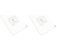 Clairefontaine 6124C - Bloc de Correspondance Triomphe 50 Feuilles Lignées Blanches A5-14,8x21 cm - 90g/m² (Lot de 2)