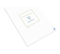 Clairefontaine 6170C - Bloc de Correspondance Triomphe 50 Feuilles Unies Blanches A4-21x29,7 cm - 90g/m²