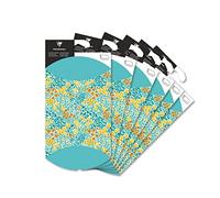 Clairefontaine 618004C - 6 Pochettes cadeaux pliables petit format - 16x22cm - Motifs : Fleurs - Boite Pillow - Emballage cadeau