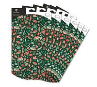 Clairefontaine 618014C - 6 Pochettes cadeaux pliables grand format - 30x40cm - Motifs : Noël cosy - Boite Pillow - Emballage cadeau