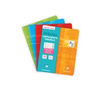 Clairefontaine Répertoire agrafé 63799C – 17×22 cm, 96 p, grands carreaux 10/10, papier 90 g