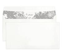Clairefontaine 65945C - Boite de 500 Enveloppes Forever Blanches 100% Recyclé DL-110x220mm - Auto-Adhésives - 80g/m²