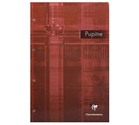 Clairefontaine 66131C - Lot 5 Blocs Pupitre A4+ 160p GC Perforés Pelliculé