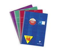 Clairefontaine 68196C Lot 10 Cahier sp. A4 100p défic. visuels grands car.