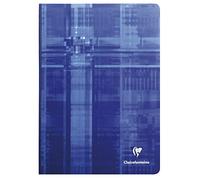 Clairefontaine 69145C Un Cahier Brochure Dos Toilé - A4 21x29,7 cm - 192 Pages Lignées avec Marge - Papier Blanc 90 g - Couverture Carte Pelliculée Couleur Aléatoire