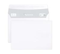 Clairefontaine Enveloppes 6916C C6 114×162 mm Blanches auto-adhésives – Boîte de 500 – 90 g/m²
