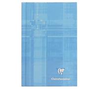 Clairefontaine 69582C Lot de 10 Carnets Brochures Rembordés Rigide - 7,5x12 cm - 128 Pages Petits Carreaux - Papier Blanc 90 g - Couverture Carte Pelliculée - Couleurs Aléatoires