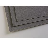 Clairefontaine 696009C Paquet Papier Pastelmat - 5 Feuilles Carte Spéciale pour Pastels Secs - A3 29,7x42 cm 360g - Anthracite