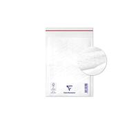 Clairefontaine 7342C - Paquet de 10 Pochettes Blanches Matelassées de Film à Bulles 150x210 mm - 90g/m²