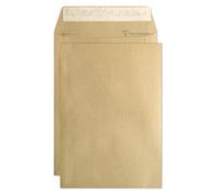 Clairefontaine 744C - Boite de 500 Pochettes Kraft Milleraies Brun B5-176x250 mm - Auto-Adhésives - 90g/m²