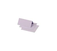 Clairefontaine 75028C - Paquet de 25 Marque-Places - Format 8,5x8cm - 210g/m² - Coloris Glycine - Invitation Evènements et Correspondance - Gamme Pollen - Papier Premium Lisse