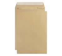 Clairefontaine 750C - Boite de 250 Pochettes Kraft Milleraies Brun C4-229x324 mm - Auto-Adhésives - 90g/m²