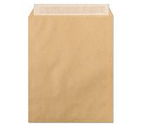 Clairefontaine 754C - Boite de 250 Pochettes Kraft Milleraies Brun 24-260x330 mm - Auto-Adhésives - 90g/m²