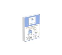 Clairefontaine 7701C - Combiné Triomphe comprenant 20 Enveloppes Blanches Doublés 90x140mm - Gommées - 130g/m² + 20 Cartes Bristol Blanches 82x128mm 220g/m²