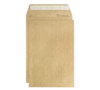 Clairefontaine 7742C - Boite de 500 Pochettes Kraft Adour Brun C5-162x229 mm - Auto-Adhésives - 90g/m²