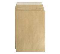 Clairefontaine 7750C - Boite de 250 Pochettes Kraft Adour Brun C4-229x324 mm - Auto-Adhésives - 90g/m²