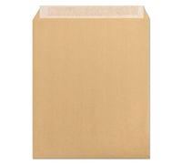 Clairefontaine 7756C - Boite de 125 Pochettes Kraft Adour Brun 26-275x365 mm - Auto-Adhésives - 120g/m²