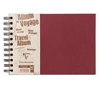 Clairefontaine 781162C - Nomaddict Album Voyage Spirale Rouge A5 80p Lig.