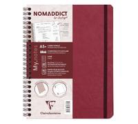 Clairefontaine 782362C Nomaddict Carnet à Spirale à Marges détach