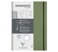 Clairefontaine 783433C - Nomaddict My.Notes Cahier Spirale Vert A4 120p DOT