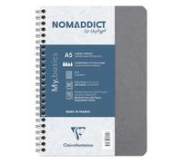 Clairefontaine 785325C Cahier sp. Nomaddict A5 100p petits car. 90g Blanc