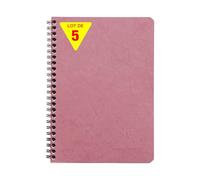 Clairefontaine 785326Cpack Lot 5 Cahier sp. Nomaddict A5 100p petits car.
