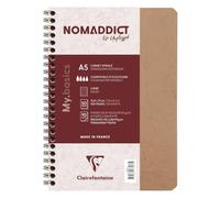 Cahier À Spirale Clairefontaine | Âge | Ligné | A5 | Tabac | 50 Feuilles | Neuf