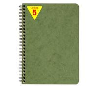 Clairefontaine 785663Cpack Lot 5 Carnets à Pochettes Verts Nomaddict - A5