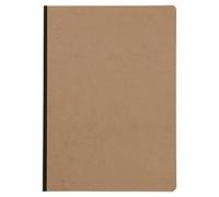 Clairefontaine 79142C Collection Age Bag Un Carnet Cousu Dos Toilé Tabac - A4 21x29,7 cm - 192 Pages Petits Carreaux - Papier Blanc 90 g - Couverture Carte Lustrée Grain Cuir