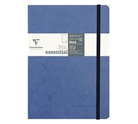 Clairefontaine 793434C Collection Age Bag Un Carnet Élastiqué Cousu MyEssential Bleu - A5 14,8x21 cm - 192 Pages Numérotées DOT - Papier Ivoire 90 g - Couverture Carte Lustrée Grain Cuir