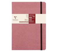 Clairefontaine 793466C Collection Age Bag Un Carnet Élastiqué Cousu My.Essential Rose Antique - A5 14,8x21 cm - 192 Pages Numérotées Lignées - Papier Ivoire 90 g - Couverture Carte Lustrée Grain Cuir