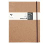 Clairefontaine 79443C Collection Age Bag Un Carnet Élastiqué Cousu MyEssential Tabac - B5 19x25 cm - 192 Pages Numérotées DOT - Papier Ivoire 90 g - Couverture Carte Lustrée Grain Cuir