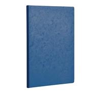 Clairefontaine 795464C Collection Age Bag Un Carnet Cousu Dos Toilé Bleu - A5 14,8x21 cm - 192 Pages Lignées - Papier Blanc 90 g - Couverture Carte Lustrée Grain Cuir