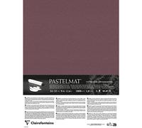 Pastelmat contrecollé 5 feuilles 24x32cm - Lie de vin