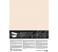 Clairefontaine 796061C - Contrecollé Papier Pastelmat - 5 Feuilles Contrecollées Carte Spéciale pour Pastels Secs - 24x32 cm 360g 1,8 mm - Beige