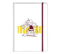 Clairefontaine 813055c - Un Carnet Rembordé Rigide Astérix - A5 14,8x21cm 144 Pages Lignées Papier Blanc 90g - Fermeture Elastique - Collection Astérix