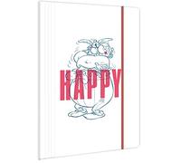 Clairefontaine 813063C - Une Chemise A Elastique Cartonnée 3 Rabats A4 motifs Obélix "Happy et Gros-Gnon" - Papier finition Mat - Collection Astérix - 2 visuels, livraison aléatoire
