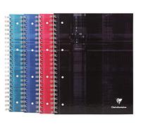 Clairefontaine Cahier à spirale 8292C Bind'O A4+ 22,5x29,7 cm 240 p. détachables carreaux 90 g