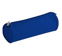 Clairefontaine 8344C - Grande Trousse Scolaire Ovale 2 Compartiments 22x8x10 cm, Framboise
