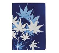 Clairefontaine 83503C - Un Carnet Piqué Cousu Fil motif Floral / Cyanotype - A6 10,5x14,8 cm 64 Pages Lignées papier Blanc 90g - Collection Cyanotype - 4 visuels, livraison aléatoire