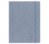 Clairefontaine 83519C - Une Chemise A Elastique Cartonnée Papier Jeans 3 Rabats A4 - Collection Jeans&Cocoa