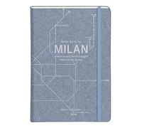 Clairefontaine 83537C - Un Carnet Rembordé Rigide Rames de Métro New-York/Paris/Berlin/London/Milan - A5 14,8x21 cm 96 Pages Lignées papier Blanc 90g - Poche à soufflet - 5 visuels, livr aléatoire