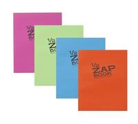 Clairefontaine Carnet 8366C encollé 1/2 Zap A5 80 f. 80 g croquis 100% recyclé - Couleur aléatoire