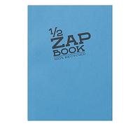 Clairefontaine 8367Cpack - Carnet Encollé 1/2 Zap Book - 80 Feuilles Papier Croquis 100% Recyclé - A6 10,5x14,8 cm 80g - Couleur de Couverture Aléatoire - Paquet de 5 Carnets
